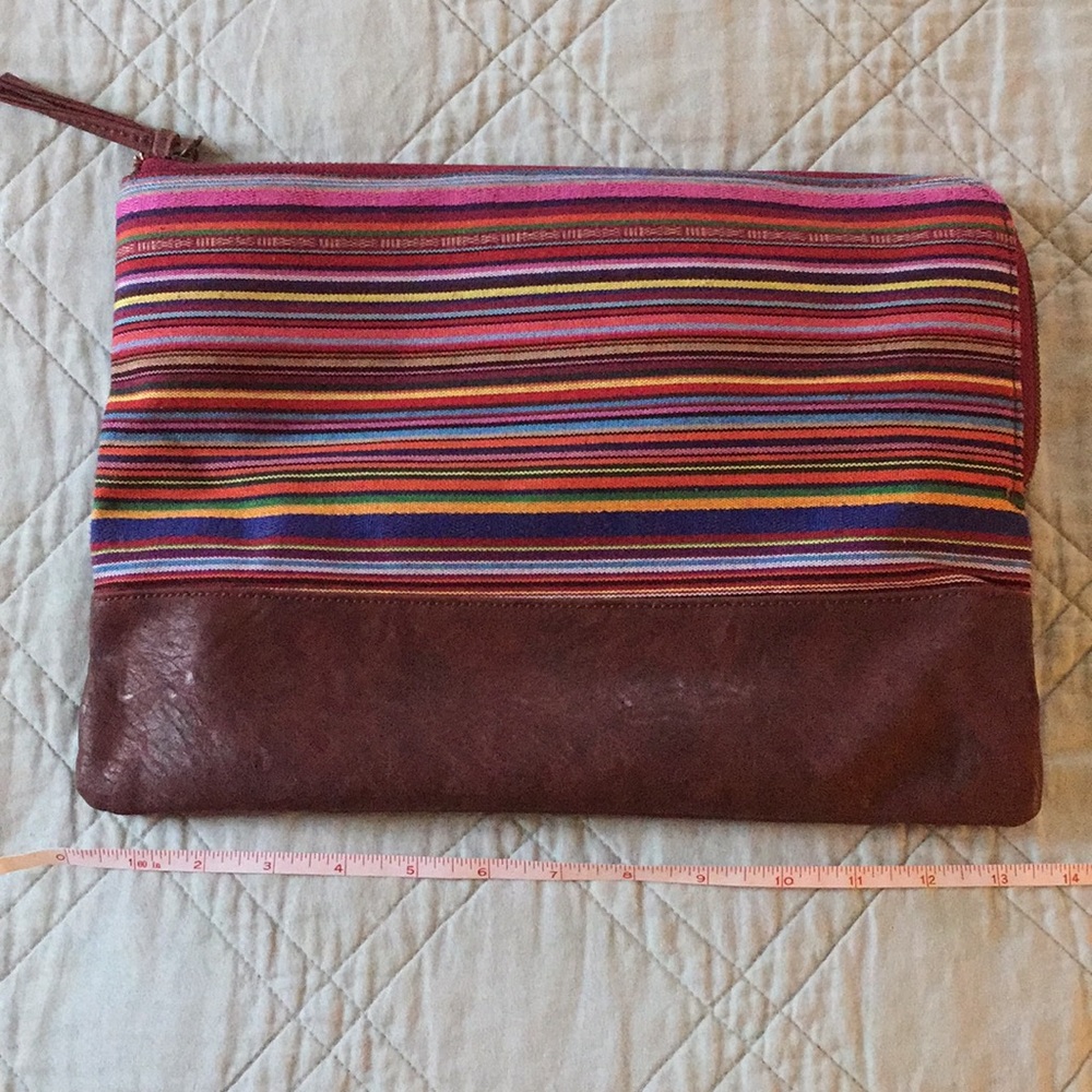 Beautiful bohemian colorful clutch/travel bag